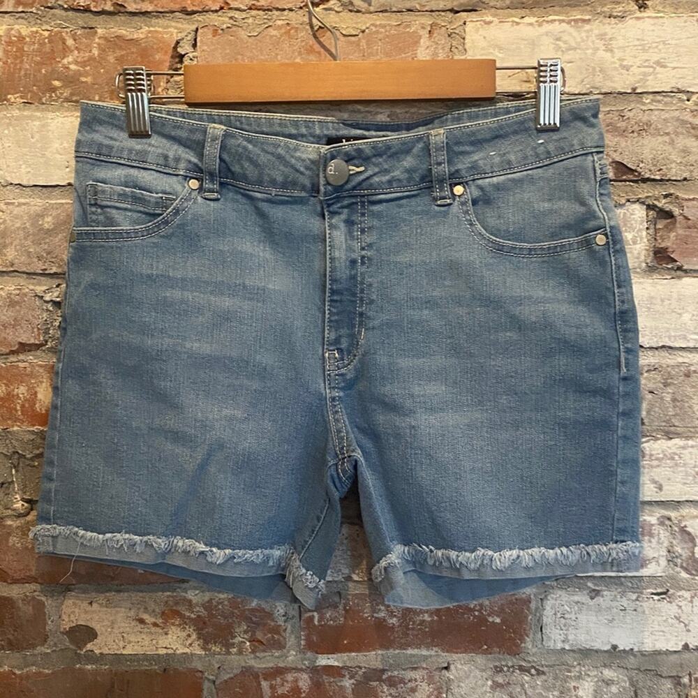 D. Jeans Women's Light Blue Jean Shorts Size 10